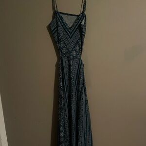 Elegant Teal Maxi Dress